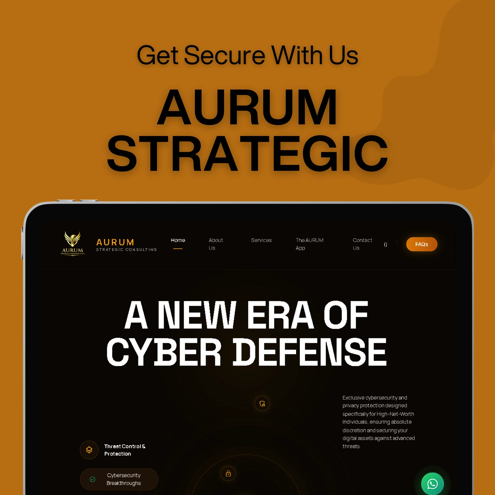 Aurum Strategic Consulting — Premium Cybersecurity Corporate Website